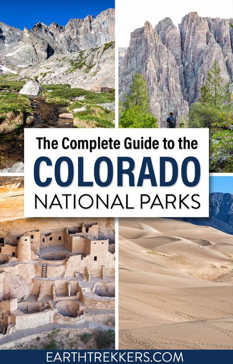 Complete guide to the Colorado national parks: Rocky Mountain, Great Sand Dunes, Mesa Verde, and Black Canyon of the Gunnison. Includes a detailed road trip itinerary, map, photos, and expert advice. 10 Day Itinerary, Black Canyon Of The Gunnison, Colorado National Parks, Gunnison National Park, Road Trip To Colorado, Great Sand Dunes, Black Canyon, Mesa Verde National Park, Sand Dunes National Park