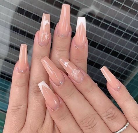 Elegant Wedding Nails, Coffin Nails Designs Summer, Nails Acrylic Black, Wedding Nails Bridesmaid, Shiny Nails Designs, Butterfly Nail Designs, Classy Lifestyle, Nails Bridesmaid, Coffin Nails Matte