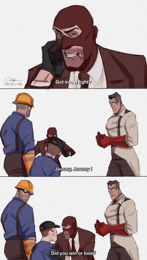 Tf2 Comics, Husband Wife Jokes, Tf2 Scout, Tf2 Funny, Valve Games, Team Fortress 2 Medic, Tf2 Memes, Funny Marriage, Team Fortess 2