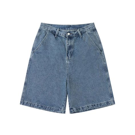 Oversized Knee Length Jorts-streetwear-techwear Loose Blue Jeans, Skater Fit, Short Noir, Mens Denim Shorts, Baggy Denim, Streetwear Shorts, Streetwear Hip Hop, Harajuku Streetwear, Cargo Skirt