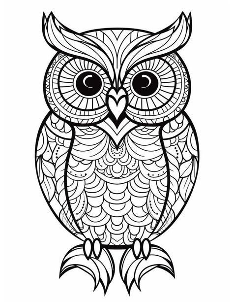 Free Printable Images, Scary Owl, Candy Coloring Pages, Owl Templates, Owl Coloring, Vbs Decorations, Snowman Coloring Pages, Owl Designs, Owl Coloring Pages