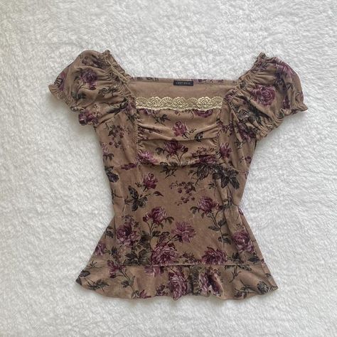 L’est rose coquette japanese milkmaid bardot top,... - Depop Boho Whimsical, Coquette Top, Milkmaid Top, Tøp Aesthetic, Camo Top, Bardot Top, Future Wardrobe, Ballet Girls, Whimsical Fashion