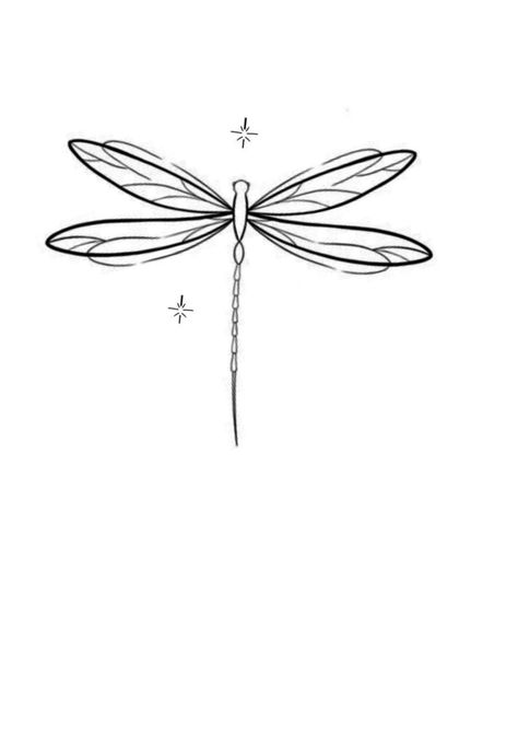 Easy Dragonfly Tattoo, Minimal Dragonfly Tattoo, Acta Non Verba Tattoo, Simple Dragonfly Drawing, Dragonfly Tattoo Stencil, Dragonfly Tattoo For Women, Dragonfly Tattoos For Women, Draw Dragonfly, Simple Dragonfly Tattoo