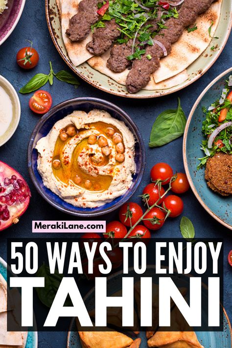 Tahini Food Recipes, Recipes Made With Tahini, Tahini In Recipes, Dinner Recipes With Tahini, Tahini Recipes Dinners, Recipe Using Tahini, Meals With Tahini, Recipes Using Tahini Paste, Tahini Recipe Ideas Healthy