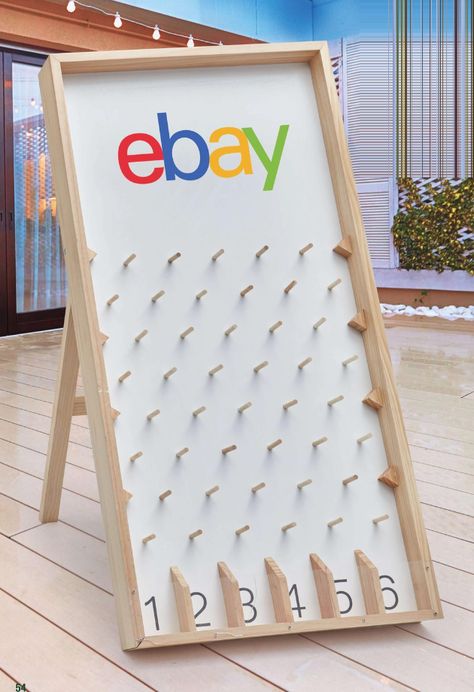 Bring back the popular Plinko game for your party, company picnic, and other carnival-like events! It will keep your guests entertained for hours anytime anywhere. Diy Plinko Game, Plinko Board Diy, Plinko Board, Plinko Game, Game Booth, Yard Game, Diy Yard Games, Festival Games, Event Games