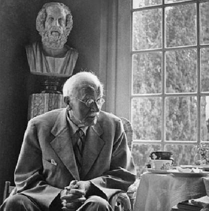 A pensive Carl Jung in front of the bust of Socrates Plagues Of Egypt, Sigmund Freud, Carl Jung, Philosophers, Psychiatry, Bbc News, Historical Photos, Sale Poster, Bbc