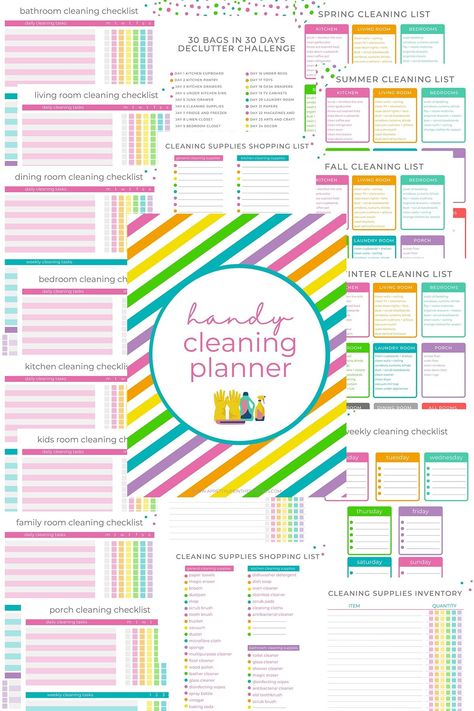 Clean House Aesthetic, Cleaning Calendar Printable, Cleaning List Printable, Schedule Printable Free, House Cleaning Checklist Printable, Weekly Cleaning Schedule Printable, 30 Day Declutter Challenge, Cleaning Checklist Printable Free, 30 Day Declutter