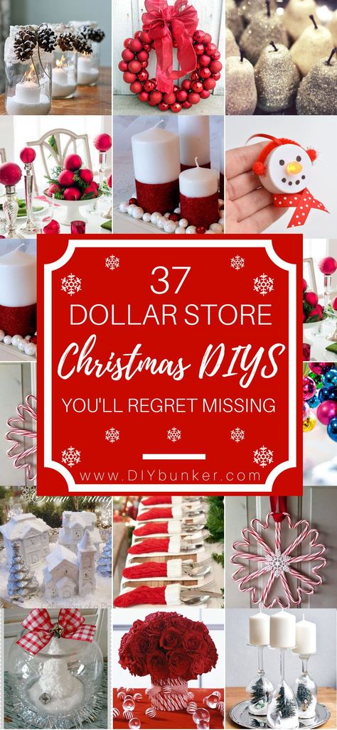 Store Christmas Decor, Dollar Store Christmas Diy, Dollar Store Christmas Decor, Dollar Store Christmas, Diy Christmas Decorations, Christmas Decor Ideas, Noel Christmas, Tree Crafts, Dollar Store Crafts