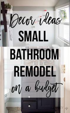 Looking for small bathroom remodel ideas? Check these out! Small Bathroom Remodel Ideas, Makeover Kamar Mandi, Cheap Bathroom Remodel, Bathroom Makeovers, Budget Bathroom Remodel, Cheap Bathrooms, Bathroom Remodel Ideas, Diy Bathroom Remodel, Budget Bathroom