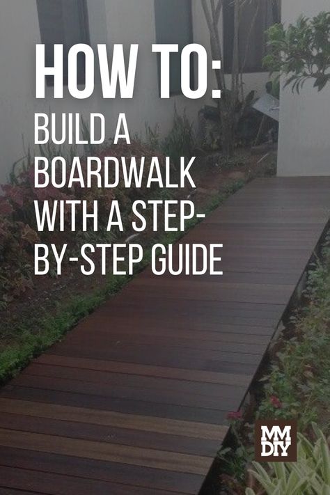 Wooden Boardwalk Pathways, Wooden Walkway Ideas, Decking Pathway Ideas, Diy Boardwalk Path, Wooden Garden Path, Wood Walkways Paths Diy, Wood Plank Path, Diy Boardwalk, Pallet Boardwalk