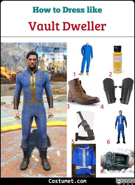 Vault Dweller Cosplay, Fallout Raider Cosplay, Fallout Cosplay Male, Fallout Cosplay Diy, Fallout Cosplay Women, Fallout Clothes, Fallout 4 Costume, Fallout Vault Dweller, Fallout 4 Cosplay