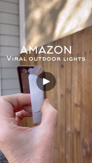 275K views · 741 reactions | https://urlgeni.us/amzn/Solarfencelightsfb ❤️ I was honestly shocked by the difference these fence lights made! Now my neighbors are asking about who installed my new lighting!😱😎I was really surprised by how much light they gave off and by the impact they made on the curb appeal! Wow!Inexpensive, simple to install, and an unexpected WOW factor!  #amazonhomefinds #amazonhome #lightingideas #homehacks #amazonmusthaves | The Design Twins | The Design Twins · Original audio Fence Lights, Fence Lighting, Wow Factor, Amazon Home, Home Hacks, Amazon Finds, Curb Appeal, Things To Buy, Outdoor Lighting