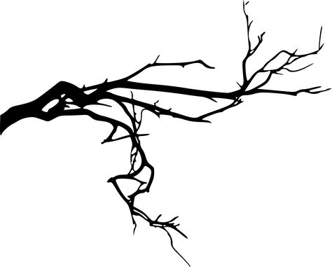 Creepy Tree, Tree Branch Tattoo, Branch Drawing, Spooky Tree, Branch Tattoo, Spooky Trees, Moon Shadow, Silhouette Images, Halloween Tattoos