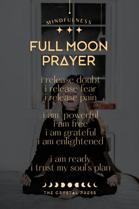 Moon Prayer, Moon Spells, Moon Ritual, Wiccan Magic, Witch Spirituality, New Moon Rituals, Magic Spell Book, Woo Woo, Full Moon Ritual