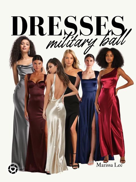 Don’t know what to wear to the 2023 military ball? These long, formal dresses are perfect for the military ball or other black tie event! All of these formal gowns are affordable and appropriate for the upcoming Marine Corps ball! All sorts of dress styles and colors for your next gala, prom, formal wedding, etc! Marine Corp Ball Dresses, Military Ball Dresses Jrotc High School, Marine Corps Ball Dresses, Marine Corps Ball, Marine Ball, Military Wife Life, Pretty Lavish, Military Girlfriend, Military Ball Dresses