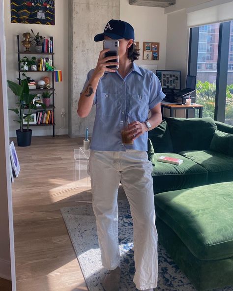 Business Casual Lesbian Outfits, Granola Dress Up, Masc Lesbian Dress Up Outfits, Dressy Masc Outfits For Women, Tomboy Dinner Outfits, Soft Masc Lesbian Summer Outfits, Masc European Outfits, Masc Woman Outfit Ideas, Subtle Masc Outfits