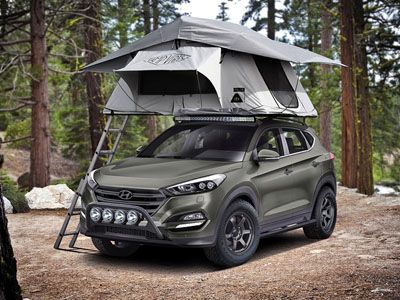 Auto Hyundai, Motorcycle Camping Gear, Off Road Wheels, Vehicle Wrap, Motorcycle Camping, Automotive News, Hyundai Tucson, Camping World, Wheels And Tires