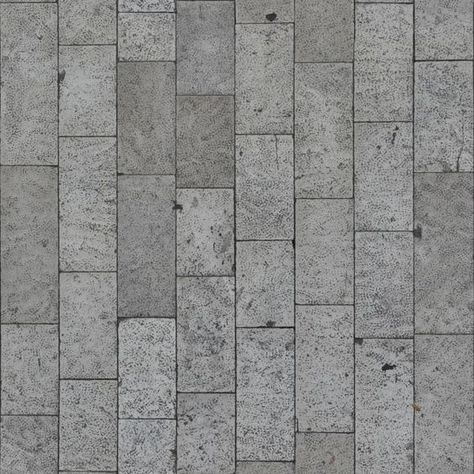 Seamless pavement texture consisting of rectangular stones with rough surface.: Pavement Texture Seamless, Stone Pavement Texture, Pavement Texture, Landscape Texture, Paving Texture, Stone Wall Texture, Pavement Design, Paving Pattern, Architectural Materials