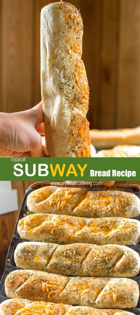 Subway Bread Recipe, Subway Bread, Baking Techniques, Cheese Bread Recipe, Recipe Italian, Homemade Bread Recipes Easy, Best Bread Recipe, Copykat Recipes, Homemade Italian