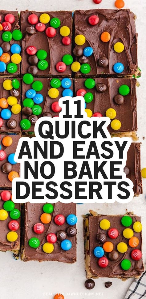 Keto No Bake Desserts, Easy 3 Ingredient Desserts, Easy No Bake Dessert Recipes, No Bake Dessert Recipes, Easy Desserts For Kids, Cheap Desserts, Desserts With Few Ingredients, Kid Friendly Dessert, 3 Ingredient Desserts