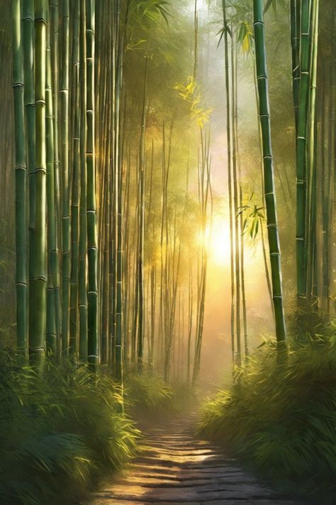 Bamboo Scenery, Color Shades, Shades, Quick Saves, Color, Art