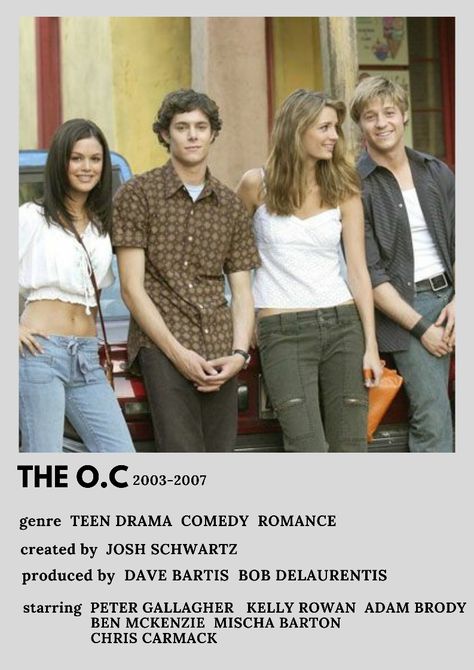 Tv Show Minimalist/Alternative Poster The Oc Movie Poster, The Oc Tv Show Poster, The Oc Polaroid Poster, The Oc Poster, Oc Tv Show, The Oc Show, The Oc Tv Show, Oc Series, Chris Carmack