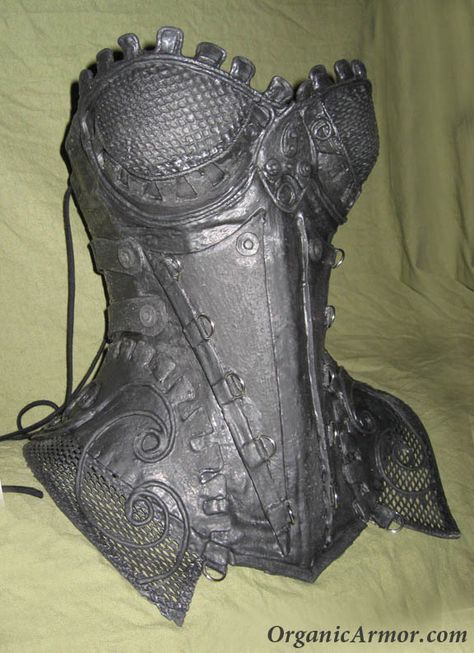 Steampunk Corset 3 by ~organicarmor on deviantART Metal Corset, Steampunk Corset, Steampunk Costume, Corsets And Bustiers, Fantasy Costumes, Corset Lingerie, Steampunk Fashion, A Pic, Fantasy Fashion