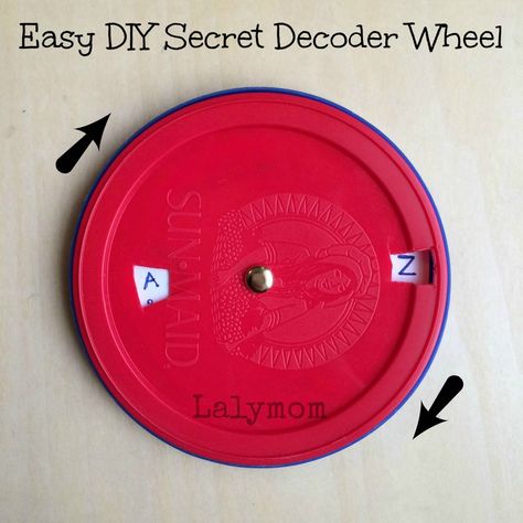 Secret Decoder Wheel from Lalymom Decoder Wheel, Secret Decoder, Escape Box, Escape The Classroom, Escape Room Diy, Breakout Edu, Secret Agent Party, Spy Birthday Parties, Breakout Boxes