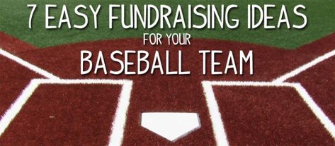 7 Easy Fundraising Ideas for Your Baseball Team Easy Fundraising Ideas, Softball Teams, Easy Fundraising, Baseball Fundraiser, Charity Work Ideas, Sports Fundraisers, Baseball Bedroom, Baseball Ideas, Easy Fundraisers