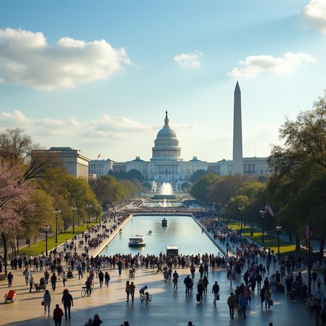 🇺🇸 Discover DC for Free: Unforgettable Experiences That Won't Break the Bank 🏛️ Washington, DC is a treasure trove of free attractions that will leave you in awe! 🤩 From iconic landmarks to hidden gems, there's something for everyone: 1. National Mall: Picnic by the Reflecting Pool with views of the Lincoln Memorial and Washington Monument 🍉 2. Smithsonian Museums: Explore world-class exhibits at no cost 🦕 3. Cherry Blossoms: Admire the stunning blooms at the Tidal Basin 🌸 4. National Galle... Smithsonian Museum Washington Dc, United States Botanic Garden, Jefferson Memorial, Smithsonian Museum, Washington Dc Travel, Reflecting Pool, Lincoln Memorial, Washington Monument, National Mall