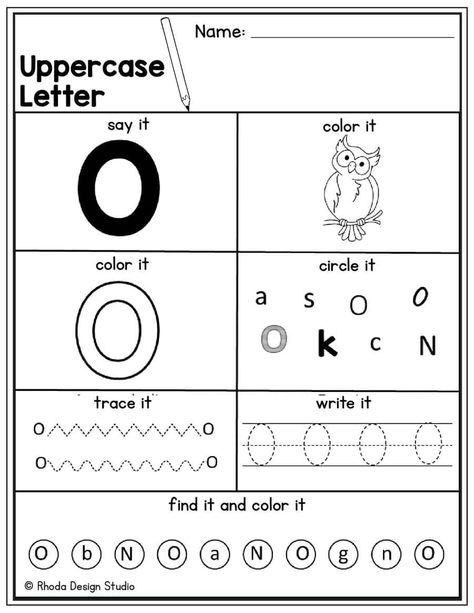 Letter O Coloring Pages Letter O Worksheets Kindergarten, Letter O Coloring Page, O Is For, Letter O Worksheets Preschool, Letter O Crafts For Preschoolers, Letter O Activities For Preschool, Letter O Worksheet, Letter O Activities, Preschool Language Arts