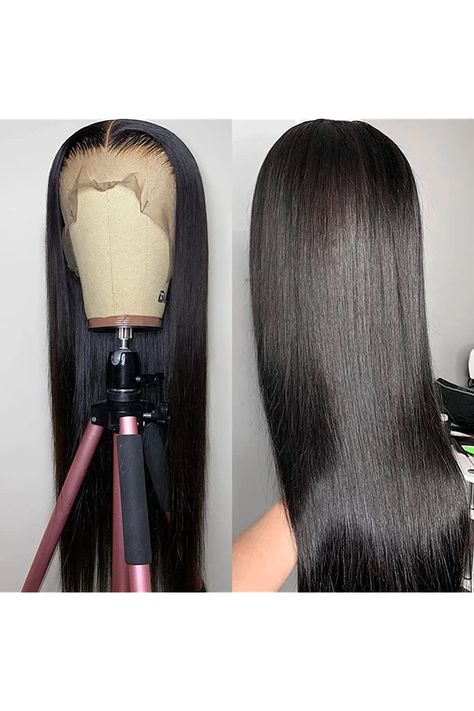 Wet And Wavy Hair, Full Lace Front Wigs, Brazilian Straight Human Hair, Human Wigs, Wigs Human Hair, Straight Lace Front Wigs, Lace Closure Wig, Lace Hair, Straight Human Hair