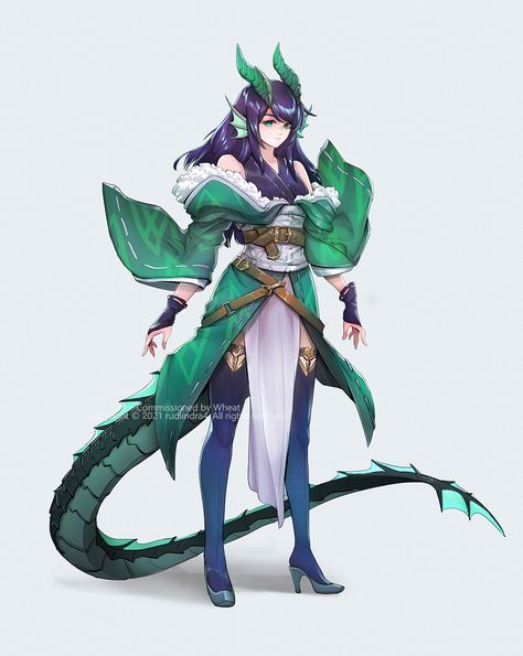 Dragon Oc Human, Sorceress Art, Half Dragon, Dragon Oc, Dragon Rpg, Dragon Warrior, Dragon Girl, Anime Monsters, Blue Dragon