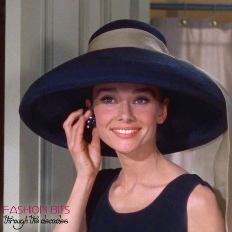 Happy Throwback Thursday. -Fashion Bit- Audrey Hepburn was wearing the Chapeu du Matin catour hat. From the Breakfast at Tiffany's trailer. #fashionbits #MRE Black, Audrey Hepburn, Old Hollywood Women, Audrey Hepburn Old, Hollywood Women, Old Hollywood, Hollywood