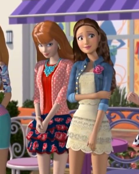 Barbie Trio Pfp, Midge Barbie Outfit, Barbie Movie With Friends, Midge Barbie Life In The Dreamhouse Icon, Barbie Aesthetic Life In The Dreamhouse, Barbie Best Friends Movie, Ava Core Aesthetic, Barbie Litdh, Barbie Characters