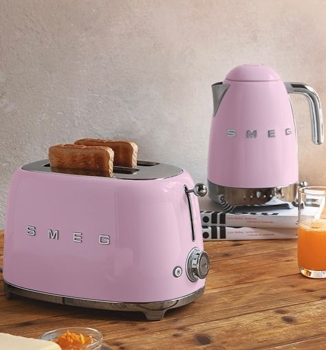 🎉GIVEAWAY ALERT! 🎉 Mother’s Day is around the corner and we’re celebrating all the incredible moms and motherly figures out there with a special giveaway! 🌸 We are giving away the perfect SMEG duo - our iconic 2-slice toaster and electric kettle in pastel pink. To enter, simply follow @SmegCanada and tag that special someone who deserves the world. For bonus points, share this post. Contest closes May 10th at midnight. The winner will be announced via DM. #FortheloveofSmeg #AtHomeWithSme... Smeg Pink Appliances, Pink Smeg Appliances, Pink Smeg, Pink Kettle, Smeg Kitchen Appliances, Pink Toaster, Smeg Kettle, Smeg Toaster, Smeg Kitchen