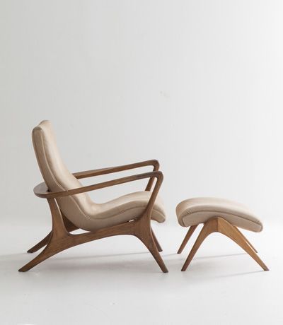 Contact Avondale Design Studio for more information on any of the products we feature on Pinterest.: Comfortable Lounge Chair, Lounge Chair Living Room Modern, Chair With Foot Stool, Poltrona Design, Ralph Pucci, Koti Diy, Vladimir Kagan, Classic Furniture Design, Furniture Design Inspiration