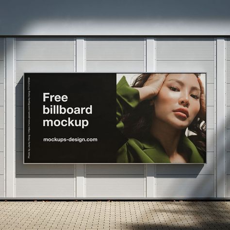 Free Customizable Billboard Mockup PSD Sign Mockup Free, Outdoor Advertising Mockup, P Logo Design, Sports Design Ideas, Fashion Business Cards, Web Mockup, Presentation Deck, Billboard Mockup, Billboard Advertising