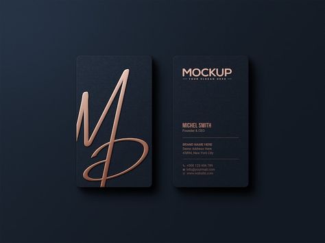 Dark Business Card, Gold Foil Business Cards, Elegant Business Cards Design, Gold Foil Logo, Graphic Design Business Card, Letterpress Business Cards, Premium Business Cards, Name Card Design, Minimal Business Card