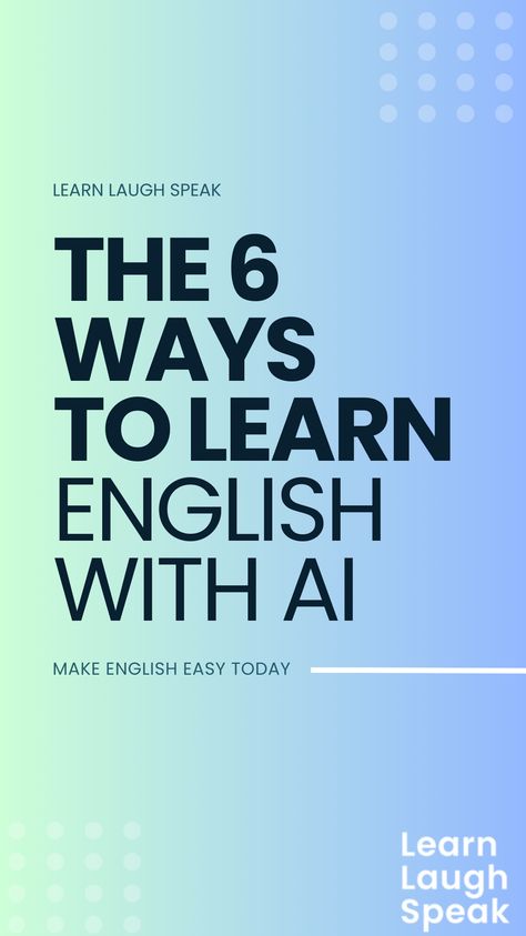 As artificial intelligence continues to evolve, more and more tools are becoming available to help people learn English. Are you looking for some ways to learn English with AI in 2023? There are many different ways that AI can be used to improve your English skills. In this blog post, we will discuss some of the most effective ways to use AI for learning English. Let’s get started! How Can I Learn English, Best English Learning Sites, How Can I Improve My English, English Learning Tips, Improve English Writing, German Phrases Learning, Improve English Speaking, Basic English Grammar Book, Learn English For Free