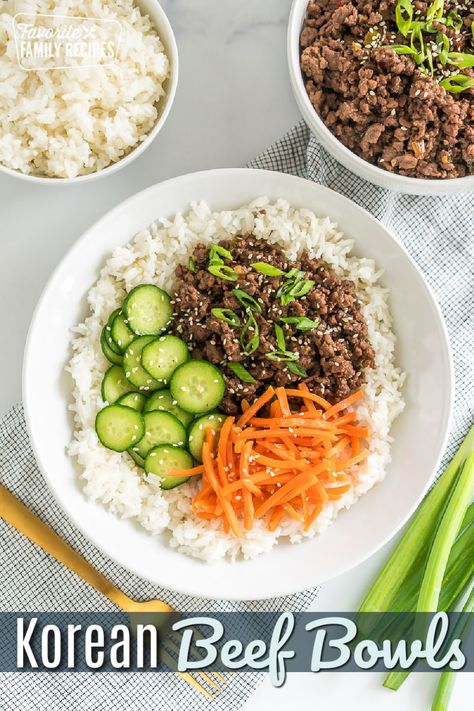 Korean Ground Beef Bowl Korean Poke Bowl, Spicy Korean Beef Bowl, Korean Bbq Bowls, Ponzu Beef Bowl, Korean Ground Chicken Bowl, Ground Beef Asian Bowl, Ground Turkey Korean Bowl, Korean Bbq Beef Bowl, Healthy Korean Beef Bowl