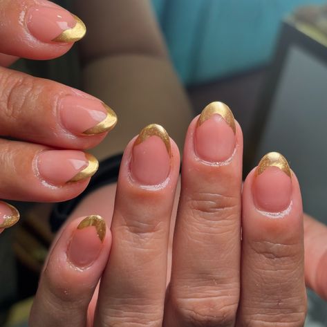 Elevate your mani with a touch of gold! 💅✨ The perfect blend of classic and glam with these Gold French nails. Stay chic, stay golden. #GoldFrenchNails #LuxuryNails #NailInspo Gold French Nails, Stay Golden, Luxury Nails, Touch Of Gold, Gold Nails, French Nails, Nail Inspo, Nails, Gold