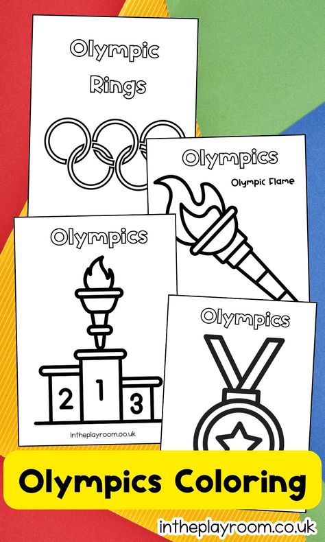 Free Printable Olympics Rings Coloring Pages for Kids 2024 - In The Playroom Olympic Preschool Theme, Olympics For Toddlers, Olympic Ideas For Kids, Olympic Kids Crafts, Preschool Olympics Theme, Olympic Games Crafts For Kids, 2024 Olympics For Kids, Olympics Coloring Pages Free Printable, Summer Olympics Coloring Pages