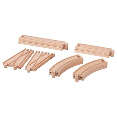 Kids' Wooden Train Sets, Puzzles, and Toys - IKEA Ikea Rail, Ikea Lillabo, Ikea Italia, Ikea Toys, Wooden Train Set, Bed Tent, Train Sets, Wooden Train, Logical Thinking