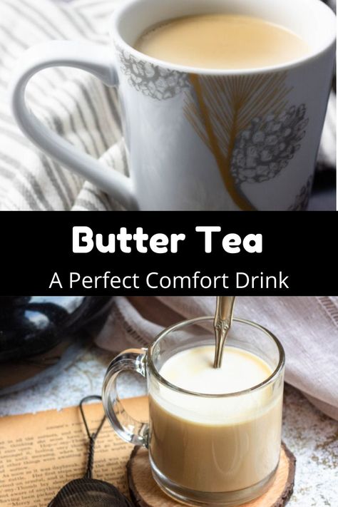 Tibetan Butter Tea, Tea Throughout The Day, Unique Tea Recipes, Hot Black Tea Recipes, Fancy Tea Recipes, British Tea Recipes, Tea With Alcohol, Mulled Tea, Butter Tea Recipe