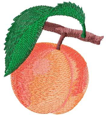 Peach free embroidery design - Fruits and Vegetables embroidery - Machine embroidery community Fruit Pictures, Best Embroidery Machine, Redwork Embroidery, Hardanger Embroidery, Machine Embroidery Projects, Learn Embroidery, Folk Embroidery, Sewing Embroidery Designs, Free Machine Embroidery Designs