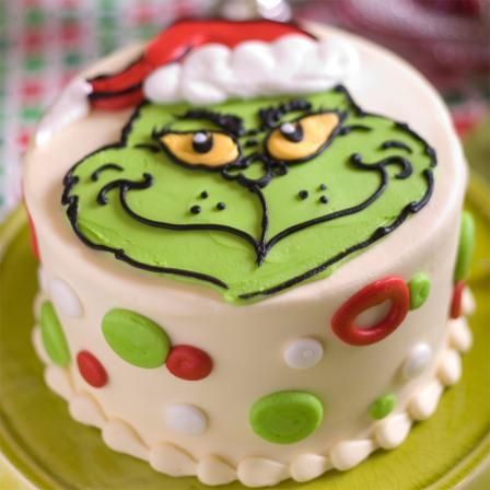 grinch cakes | Grinch Cake | Edgar's Marketplace Winter Torte, Grinch Cake, Grinch Christmas Party, Christmas Cake Designs, Christmas Cake Decorations, Winter Cake, Christmas Cakes, Holiday Cakes, Christmas Goodies