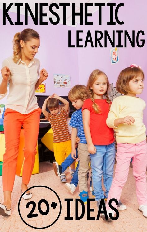 Over 20 Kinesthetic Learning Activities. All of these activities come from real classroom professionals! A fun list of over 20 ways to add physical activity to the classroom! #preschool #kindergarten #kinestheticlearning College Teaching, Organisation, Kinesthetic Learning Activities, Kinesthetic Learning Style, Learning Activities Preschool, Pediatric Physical Therapy Activities, Classroom Preschool, English Lab, Kinesthetic Learning