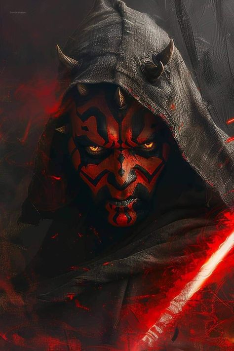 Darth Maul X Ahsoka, Sith Lords, Darth Maul And Ahsoka, Darth Sidious Wallpaper, Star Wars Wallpaper Darth Maul, Sith Tattoo, Star Wars Darth Maul, Darth Maul Tattoo, Darth Maul Painting