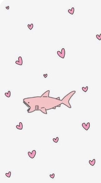 Pink Sharks Wallpaper, Pink Shark Wallpaper, Shark Lockscreen, Sharks Wallpaper, Shark Background, Shark Wallpaper, Pink Shark, Shark Costumes, Cute Shark